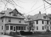 216 N FRANKLIN ST, a American Foursquare house, built in Stoughton, Wisconsin in 1915.