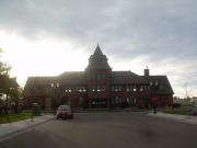 400 W 3RD AVE, a Romanesque Revival depot, built in Ashland, Wisconsin in 1890.
