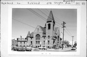 214 VAUGHN AVE, a Romanesque Revival church, built in Ashland, Wisconsin in 1897.