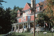 301 RITTENHOUSE AVE, a Queen Anne house, built in Bayfield, Wisconsin in 1890.
