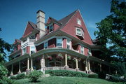301 RITTENHOUSE AVE, a Queen Anne house, built in Bayfield, Wisconsin in 1890.