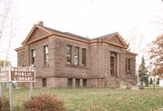 307 WASHINGTON AVE, a Neoclassical/Beaux Arts library, built in Washburn, Wisconsin in 1904.
