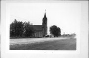 N SIDE COUNTY HIGHWAY PP, 0.3 MI E OF COUNTY LINE RD, a Early Gothic Revival church, built in Brillion, Wisconsin in .