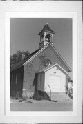 E SIDE OF KONERICK RD, .1 M S OF COUNTY HIGHWAY S, a Front Gabled church, built in Anson, Wisconsin in .