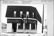 38 E GRAND AVE, a Italianate retail building, built in Chippewa Falls, Wisconsin in 1881.