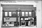 17-19 W SPRING ST, a Commercial Vernacular retail building, built in Chippewa Falls, Wisconsin in 1907.