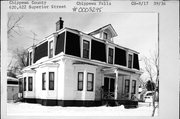 620-622 SUPERIOR ST, a Second Empire house, built in Chippewa Falls, Wisconsin in 1886.