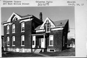 205 E WILLOW ST, a Italianate house, built in Chippewa Falls, Wisconsin in 1885.