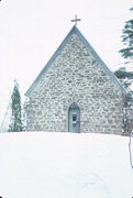 MCLEISH RD, W SIDE, .1 M S OF DURWARD GLEN RD, a Early Gothic Revival church, built in Caledonia, Wisconsin in 1866.