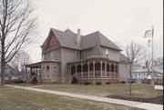 300 S DICKASON BLVD, a Queen Anne house, built in Columbus, Wisconsin in 1900.