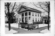 206 N LUDINGTON ST, a Greek Revival house, built in Columbus, Wisconsin in 1853.