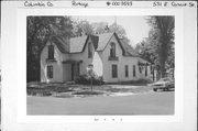 531 E CONANT, a Early Gothic Revival house, built in Portage, Wisconsin in .