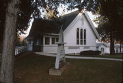9420 COTTAGE ROW, a Side Gabled church, built in Gibraltar, Wisconsin in 1917.