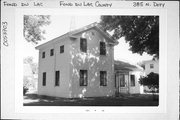 385 N DOTY ST, a Greek Revival house, built in Fond du Lac, Wisconsin in 1855.