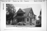 262 3RD ST, a Craftsman house, built in Fond du Lac, Wisconsin in 1910.