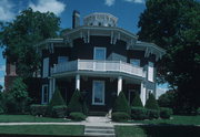 1410 17TH AVE, a Octagon house, built in Monroe, Wisconsin in 1860.