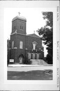 310 SW FRANKLIN ST, a Romanesque Revival church, built in Berlin, Wisconsin in 1927.