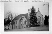 272 E HURON ST, a Late Gothic Revival church, built in Berlin, Wisconsin in 1914.