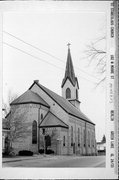 102 W MOORE ST, a Early Gothic Revival church, built in Berlin, Wisconsin in 1886.