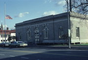 24 E MILWAUKEE AVE, a Neoclassical/Beaux Arts post office, built in Fort Atkinson, Wisconsin in 1916.