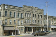 105-109 E RACINE ST, a Italianate general store, built in Jefferson, Wisconsin in 1893.