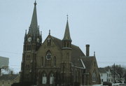232 E CHURCH ST, a Late Gothic Revival church, built in Jefferson, Wisconsin in 1895.