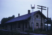 JACKSON ST, a Italianate depot, built in Waterloo, Wisconsin in 1882.