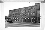 108-112 N MAIN ST, a Italianate brewery, built in Jefferson, Wisconsin in 1863.