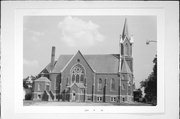 412 W MADISON ST, a Early Gothic Revival church, built in Lake Mills, Wisconsin in 1913.
