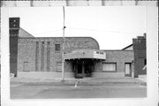 121 S MONROE ST, a Art/Streamline Moderne theater, built in Waterloo, Wisconsin in 1938.