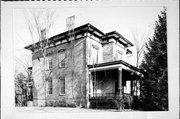 802 Clyman St., a Italianate house, built in Watertown, Wisconsin in 1855.