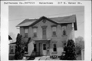 217 N WATER ST, a Italianate house, built in Watertown, Wisconsin in 1885.