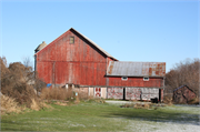 N5711 WILLOW RD, a Astylistic Utilitarian Building barn, built in Sheboygan Falls, Wisconsin in 1890.