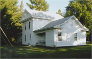 4708 STETTIN DR, a Greek Revival house, built in Stettin, Wisconsin in 1849.