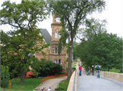 BASCOM HILL, UW-MADISON, a Early Gothic Revival library, built in Madison, Wisconsin in 1879.
