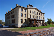 WATER ST & FISHER ST, a Romanesque Revival hotel/motel, built in Prairie du Chien, Wisconsin in 1864.