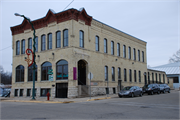 203 W LAKE ST, a Italianate retail building, built in Lake Mills, Wisconsin in 1892.
