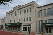 411-415 N 4TH ST, a Neoclassical/Beaux Arts theater, built in Wausau, Wisconsin in 1927.