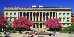 Wisconsin Historical Society headquarters building in Madison.