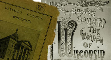 Covers of County history books.