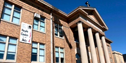 Heyde Center for the Arts school building.