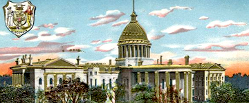 Wisconsin State Capitol postcard, 1883. WHI 23248.
