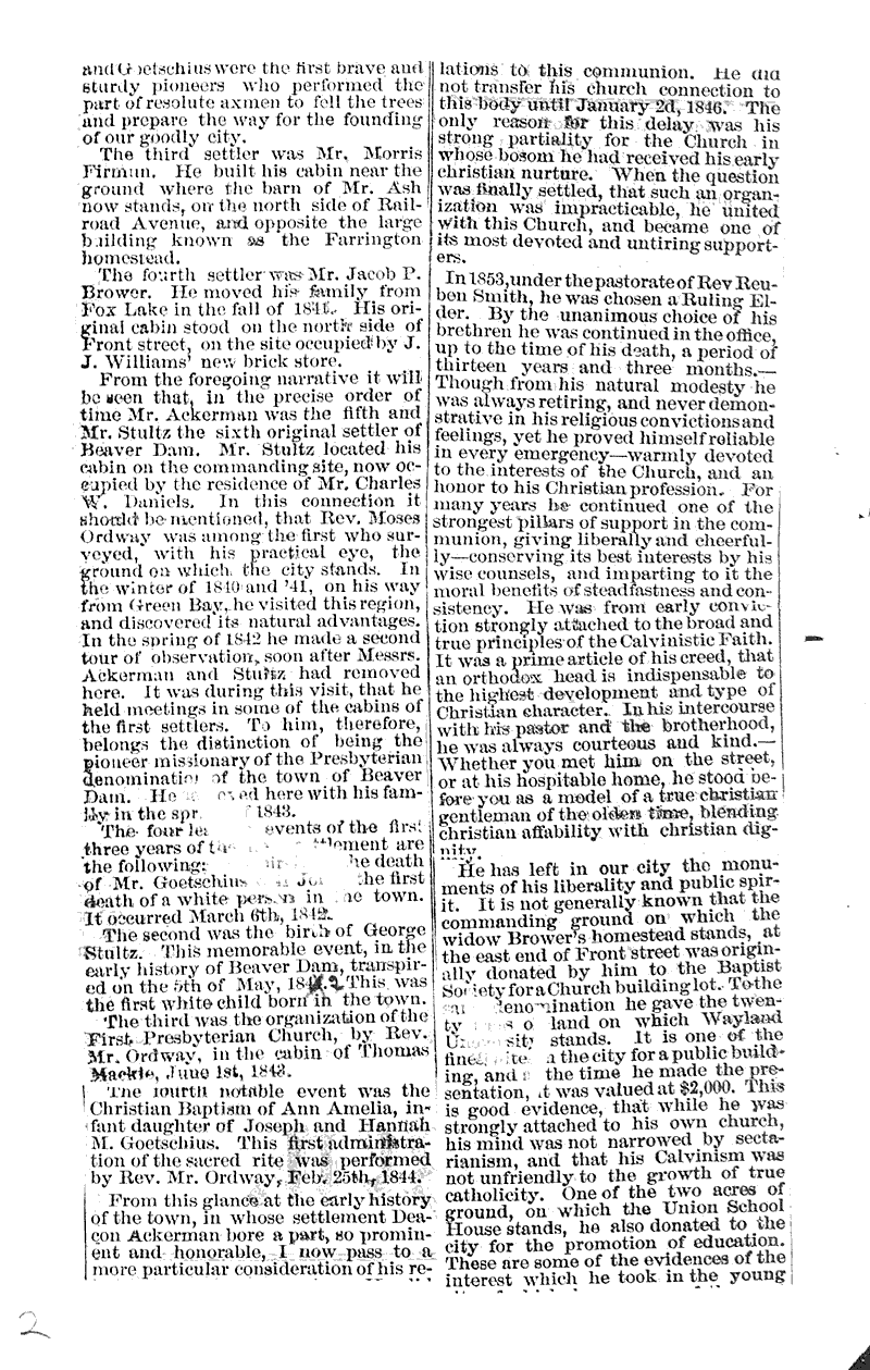  Source: Beaver Dam Daily Citizen Date: 1867-03-21