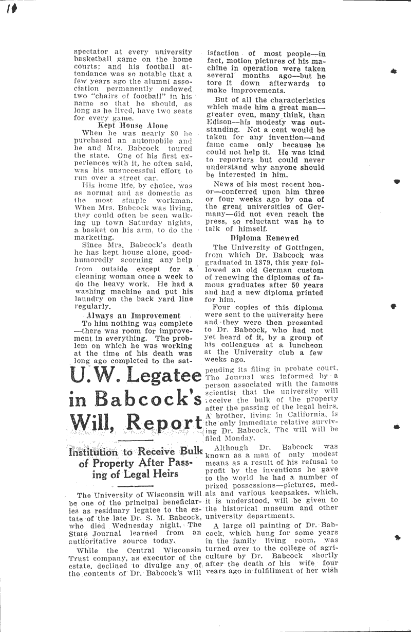  Source: Wisconsin State Journal Topics: Agriculture Date: 1931-07-03
