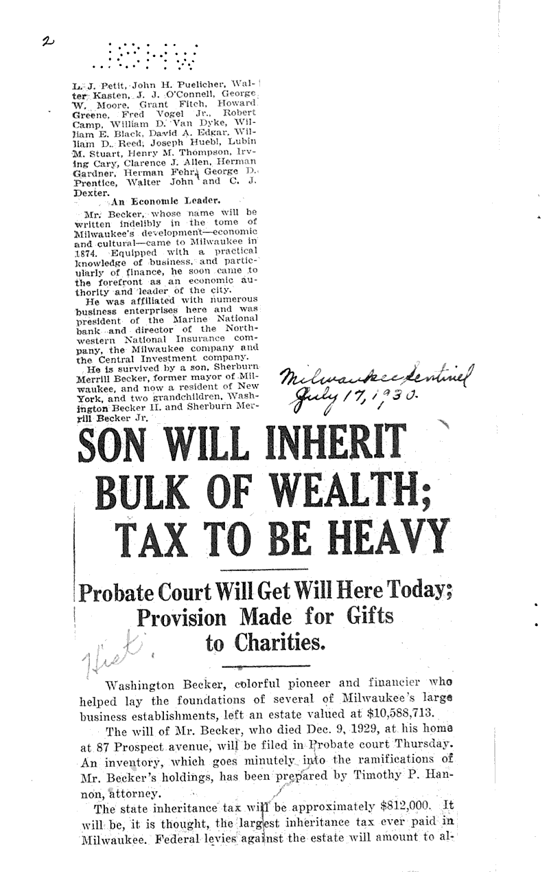  Source: Milwaukee Sentinel Topics: Industry Date: 1929-12-11