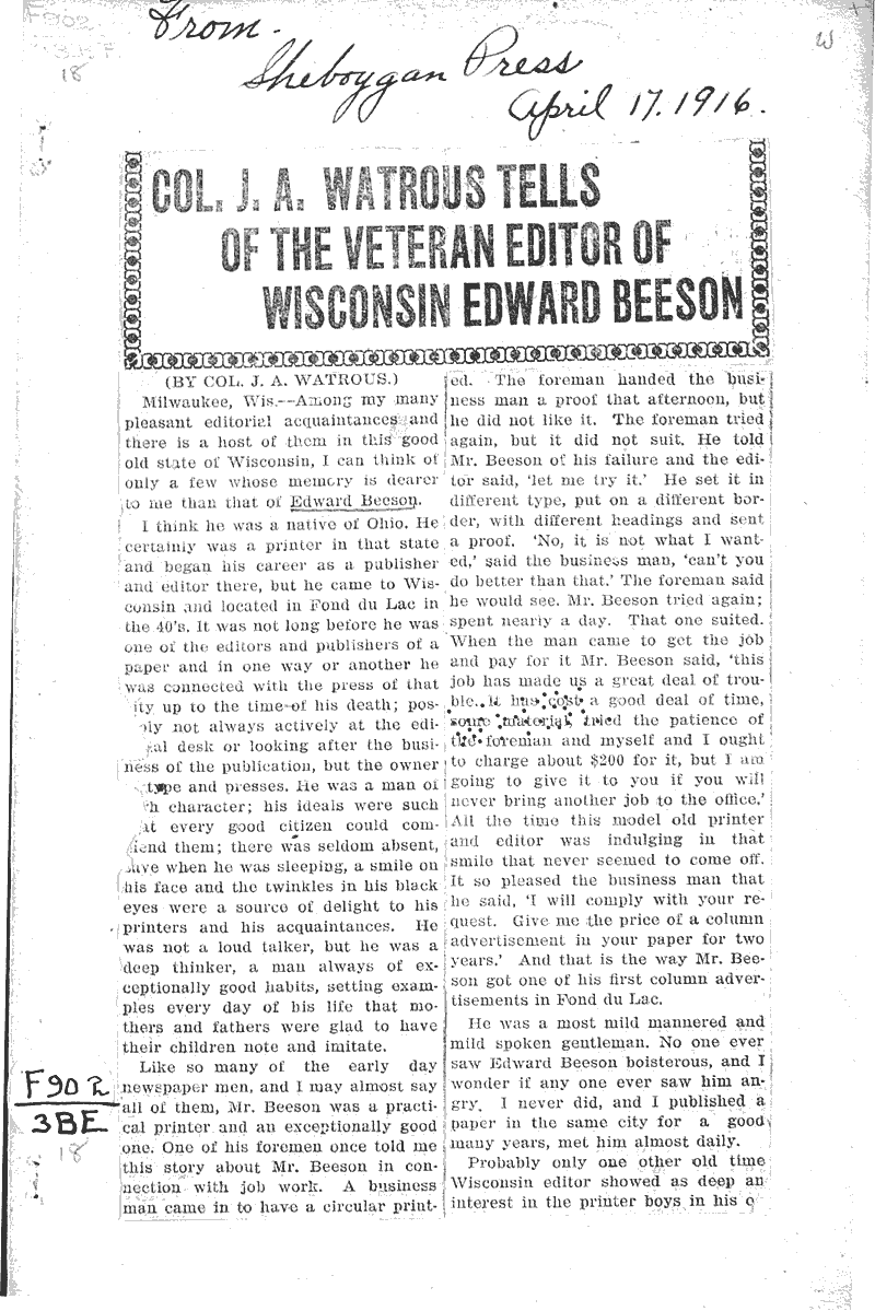  Source: Sheboygan Daily Press Topics: Industry Date: 1916-04-17