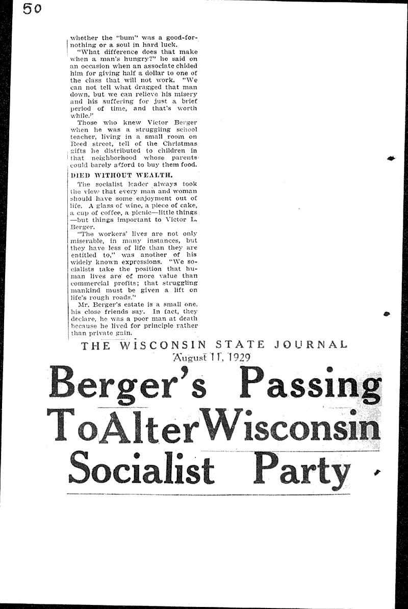  Source: Milwaukee Sentinel Topics: Social and Political Movements Date: 1929-08-11