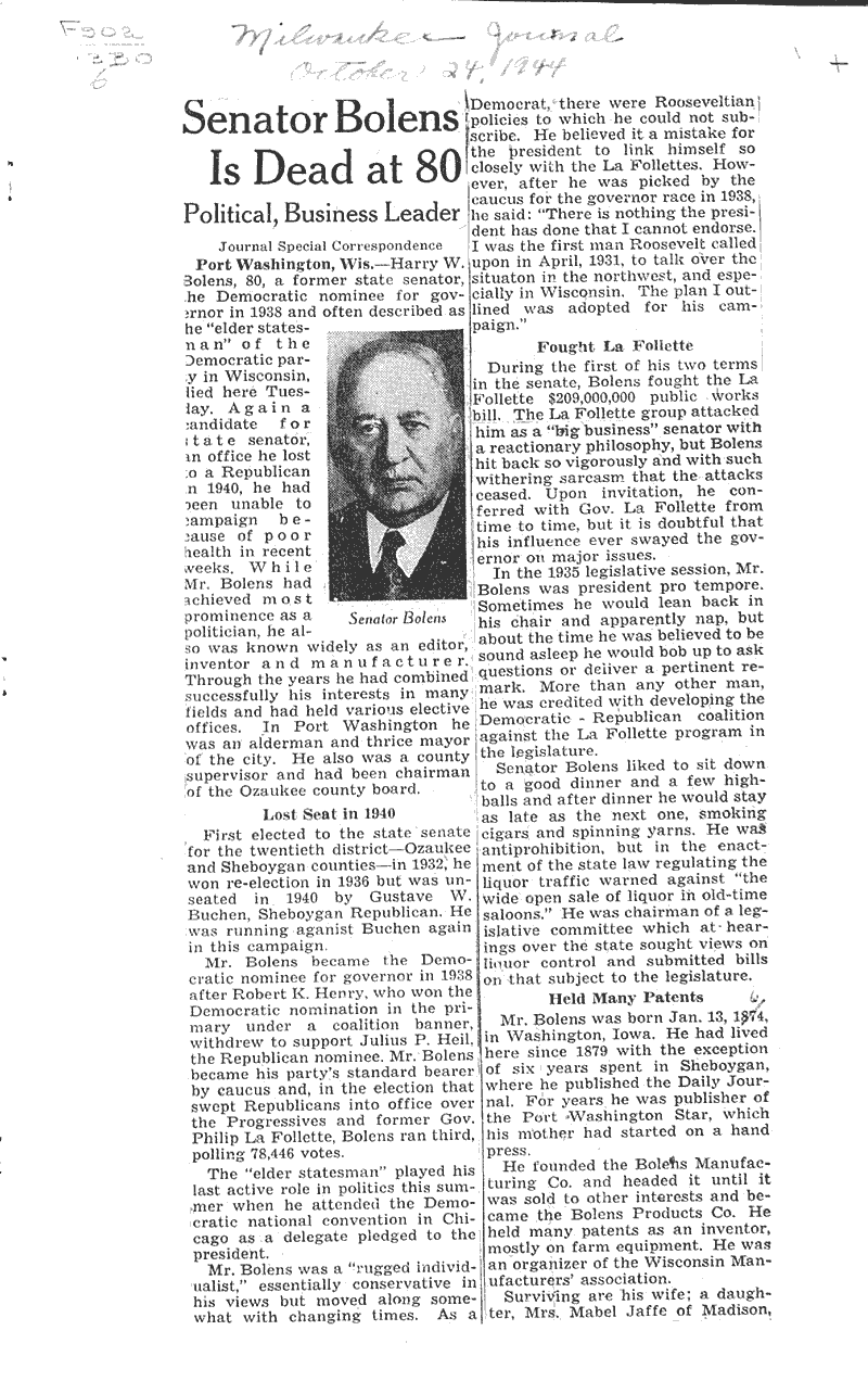  Source: Milwaukee Journal Date: 1944-10-24