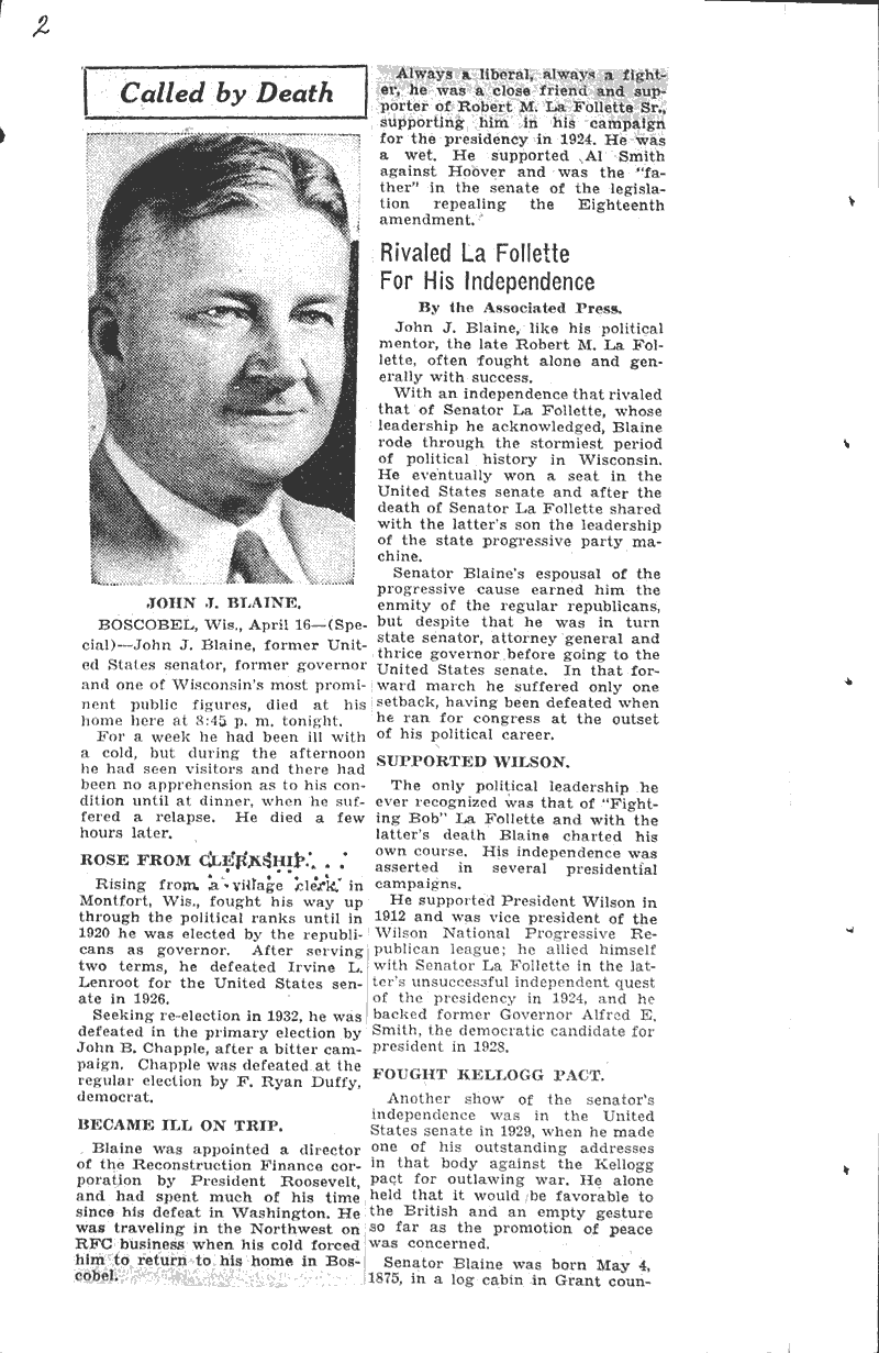  Source: Milwaukee Sentinel Topics: Government and Politics Date: 1934-04-17