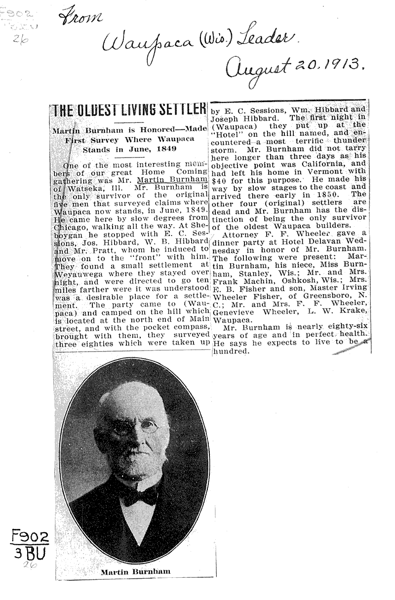  Source: Waupaca Record-Leader Date: 1913-08-20